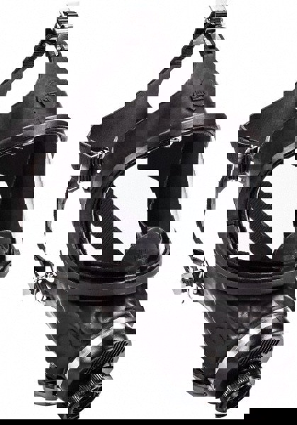 Full Face Respirator: Silicone, Threaded, Medium